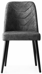 Zestaw krzeseł do jadalni Dallas Anthracite, 2szt.