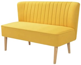 Romantyczna sofa Lernes - żółta