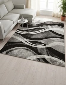 Szary elegancki dywan do sypialni S4-W63