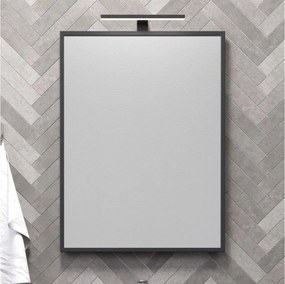 Lustro łazienkowe BORGSTED 60x80 cm czarne
