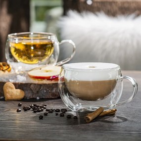 4Home Szklanka termiczna do cappuccino Hot&Cool 270 ml, 2 szt.