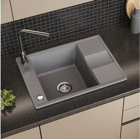 Zlewozmywak szary 67x50x20 osaka