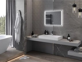 Mexen Zusa lustro łazienkowe podświetlane 80 x 60 cm, LED 6000K, antypara - 9808-080-060-611-00