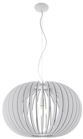 Eglo 95034 - Lampa wisząca na linku STELLATO 1xE27/60W/230V śr. 70 cm biała