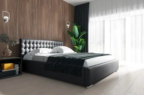 Łóżko tapicerowane Olewio 200x200 - 44 kolory