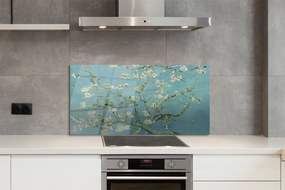 Panel szklany do Kuchni Kwitnący Migdałowiec - Van Gogh
