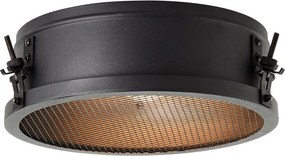 Brilliant - Oprawa sufitowa ZOIS 1xE27/28W/230V Ø 30 cm czarna