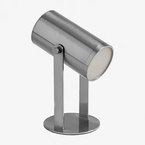 Bezprzewodowa Lampa Stołowa Led Liburt Chrome - Sklum