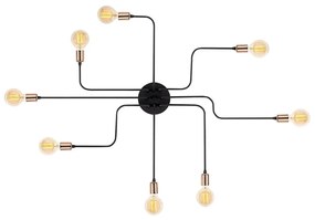 Kinkiet w czarno-brązowym kolorze Truva – Opviq lights