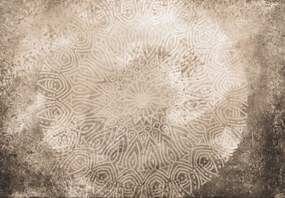 Fototapeta - Mandala w kamieniu (196x136 cm)