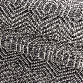 Dywan płaskotkany Aruba geometria szary 240 cm x 340 cm