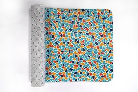 Dywanik antypoślizgowy do łazienki Dywanik antypoślizgowy do łazienki Kolorowa Abstrakcja