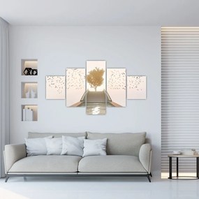 Obraz - Most do nieznanego (125x70 cm)