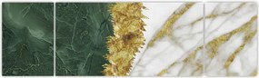 Obraz - Zielony marmur N⁰1 (170x50 cm)