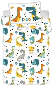 Bawełniana pościel dziecięca do łóżeczka 100x135 cm Dino World – Jerry Fabrics
