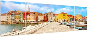 Obraz - Stare istryjskie miasto Poreč, Chorwacja (170x50 cm)