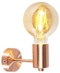 Inteligentna lampa ścienna w stylu art deco miedziana w komplecie z żarówką WiFi G95 - Facil Nowoczesny Oswietlenie wewnetrzne