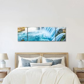Obraz - Wodospad Godafoss (170x50 cm)