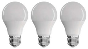 Zestaw 3 żarówek LED EMOS Classic A60 Neutral White, 8,5W E27