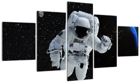 Obraz - Astronauta w kosmosie (125x70 cm)