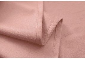 Zasłona zaciemniająca VELVET 140x250 cm, różowa Zawieszanie: Metalowe pierścienie