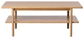 Stolik z blatem w dekorze dębu 60x120 cm Ponza – Unique Furniture