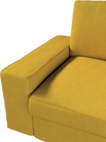 Pokrowiec na sofę Kivik 2-osobową, nierozkładaną kolor żółty tkanina strukturalna