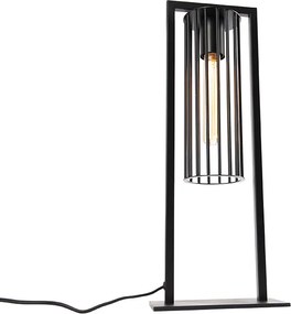 Nowoczesna lampa stołowa czarna - Balenco Wazo