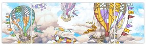 Obraz - Wyprawa w chmurach (170x50 cm)