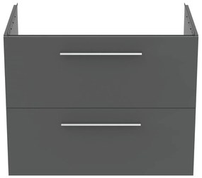 Szara wisząca szafka pod umywalkę 80x63 cm i.Life B – Ideal Standard