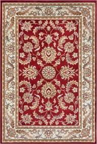 Dywan Luxor Perski Florystyczny czerwono - kremowy 57 cm x 90 cm