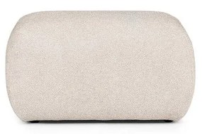 Kremowy podnóżek z materiału bouclé Mirel – Rodier