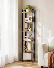 Minimalistyczny regał na książki dąb artisan - Tocador 9X