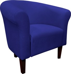 Fotel Milo tkanina Mikrofaza : Kolor nogi - Venge, Kolor tkaniny - 15 MIKROFAZA, Wysokość nogi - 20 cm