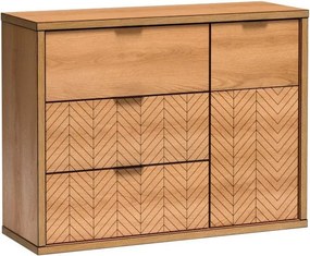 Komoda CARINI 117,5 cm do Salonu Sypialni Dąb