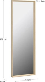 Lustro ścienne 52x152 cm Nerina – Kave Home