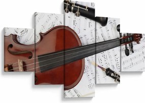 Obraz - Instrumenty muzyczne (125x70 cm)