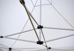 Pawilon ogrodowy Profi rozkładany 3 x 3 m - biały 2 ściany