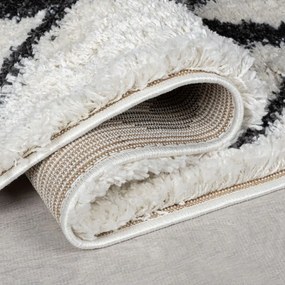Dywan w kolorze kości słoniowej 80x150 cm Souq Lines – Flair Rugs