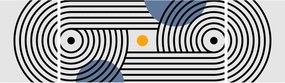 Obraz - Minimalistyczna abstrakcja N⁰3 (170x50 cm)