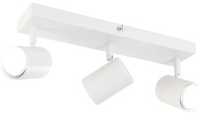 Inteligentny Plafon / Reflektorek / Spot / Spotow / Lampy sufitowe biały prostokątny w tym 3 Wifi GU10 - Jeana Nowoczesny Oswietlenie wewnetrzne