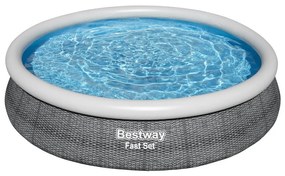 Bestway Basen dmuchany Fast Set, 367 x 76 cm