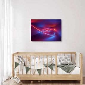 Obraz na szkle nowoczesnej abstrakcji (70x50 cm)