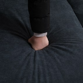 HOMCOM Sofa Narożna Wielofunkcyjna Ciemnoszara 197x139x91 cm Przestronny i Wygodny Narożnik | Aosom PL