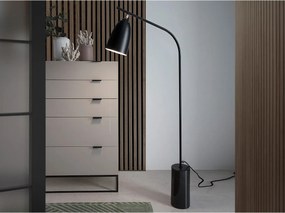 Lampa podłogowa z czarnego marmuru i czarnej stali 8051 ANGEL CERDA
