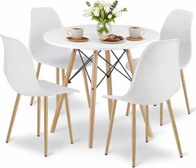 Zestaw biały stół + krzesła A8-C29