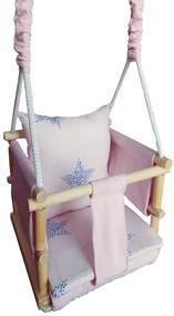 Welwetowa huśtawka 3w1 dla dzieci 6 wzorów R0-W48