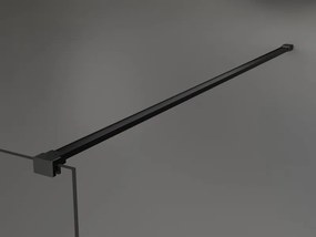 Mexen Kioto ścianka prysznicowa Walk-in 100 x 200 cm, transparent 8 mm, czarna - 800-100-101-70-00