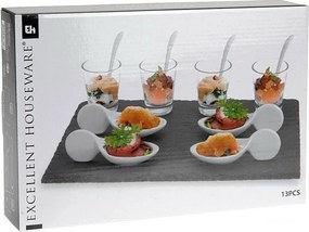 EH Zestaw do serwowania przekąsek 13 szt., spoon