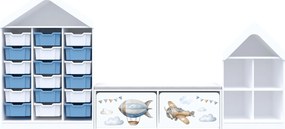 Zestaw mebli dla przedszkolaków, z pojemnikami Blox Air 7
